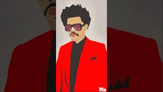 The Weeknd Art music blindinglights artist song theweeknd artmusic artwork art shorts [upl. by Merill719]