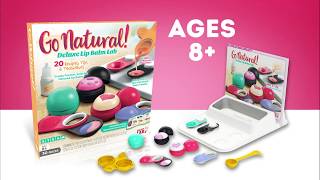 Go Natural Deluxe Lip Balm Lab from SmartLab Toys [upl. by Sirrep736]