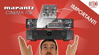 THE MOST IMPORTANT 72 CHANNEL AVR in 2023  Marantz Cinema 70s  Product Review [upl. by Eyeleen908]