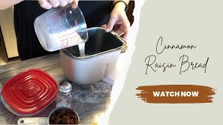 Crazy Good Cinnamon Raisin Bread You Can Make In A Bread Machine [upl. by Bella]