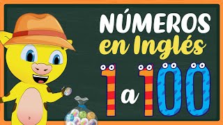 Los Números en Inglés del 1 al 100  Contar hasta el 100 en Inglés [upl. by Verras]