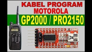 Membuat Kabel Program Data Motorola GP2000 Pro2150 [upl. by Inama]