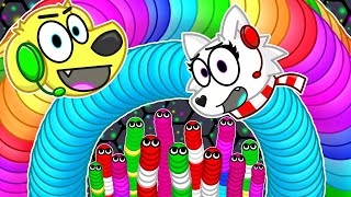 Becoming the BIGGEST SNAKE in Slitherio [upl. by Ailaht924]