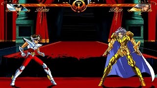 Seiya vs Saga Saint Seiya Ultimate Cosmo [upl. by Alliscirp537]