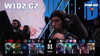 100 vs C9  Week 1 Day 2 S14 LCS Spring 2024  100 Thieves vs Cloud 9 W1D2 Full Game [upl. by Eugatnom]