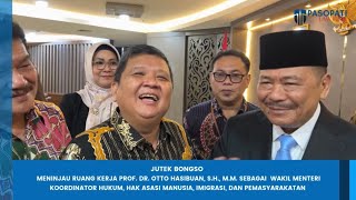 JUTEK BONGSO DI AJAK KELILING KE RUANG KERJA PROF DR OTTO HASIBUAN SH MM WAMENKO  PART 2 [upl. by Aennyl384]