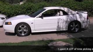 2003 Triple White Ford Mustang GT Convertible Premium SOLD [upl. by Maidel]