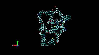 Molecular Model Organic matter typeII kerogen A [upl. by Eisele]