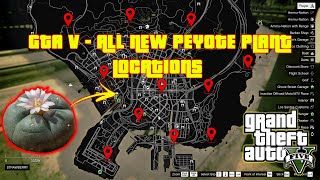 GTA V  All New Peyote Plant Locations in Story mode XBOX PC PS4 PS5 [upl. by Jaquiss]