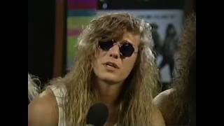 Steelheart  Interview in New Haven 1991 [upl. by Adnohsor]