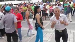 Sampedranos bailando  El Pirulino el 4 de abril del 2017  Filmación  Luis Eberhardt [upl. by Sig]