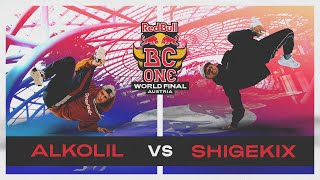 BBoy Alkolil vs BBoy Shigekix  Final  Red Bull BC One World Final Austria 2020 [upl. by Winfield]