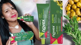 RECARGA REGENERADORA NOVEX AZEITE DE OLIVA E ALECRIM CABELO COM QUEBRA E OPACO [upl. by Lash]