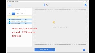 Convert Kindle AZW4 eBooks to PDF Some Kindle Sample Books Included [upl. by Westmoreland]