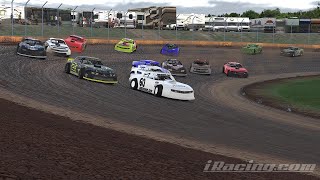 iRacing DirtCar Esports  Cedar Lake  11222  2nd place  Street Stocks [upl. by Vitoria]