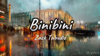 Binibini  Zack Tabudlo lyrics Acoustic Cover [upl. by Borden]