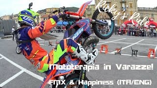 Mototerapia FMX amp Happiness in Varazze ITAENG [upl. by Weinshienk166]