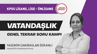 KPSS Vatandaşlık Genel Tekrar Soru Çözüm Kampı  1 Yasemin Özkanlı kpssvatandaşlık hangikpss [upl. by Farika]