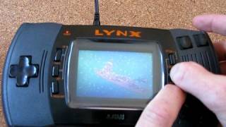 Atari Lynx Mk2 Screen Flip Function [upl. by Ollehto]