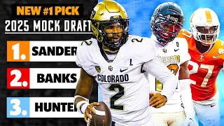 2025 NFL Mock Draft  NEW 1 OVERALL PICK [upl. by Dygert]