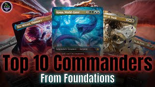 Top 10 Commanders from Foundations and Jumpstart 2025 [upl. by Kreegar]