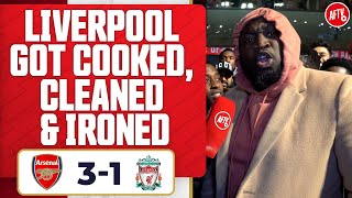 Liverpool Got Cooked Cleaned amp Ironed Stricto  Arsenal 31 Liverpool [upl. by Hudson]