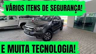 VEJA TODOS OS ITENS DE SEGURANÇA E TECNOLOGIA DA FORD RANGER LIMITED 32 DIESEL 4X4 2020 [upl. by Lona81]