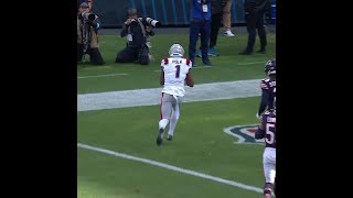 JaLynn Polk catches for a 2yard Touchdown vs Chicago Bears [upl. by Eelsew]