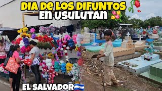 🚨💐DIA DE LOS DIFUNTOS EN CEMENTERIO DE USULUTAN EL SALVADOR ASI ESTUVO🤔😱 [upl. by Laurella]