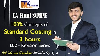 Standard Costing CA Final New SCMPE amp Old course AMA  CMACS Final  L02 Revision Series [upl. by Yrdua]