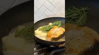 Perfectly Seared Halibut Steak easyrecipe ketorecipes seafoodrecipes [upl. by Newkirk360]