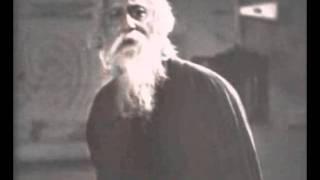 Rabindranath Tagore filmed reciting the National Anthem of India [upl. by Putscher]