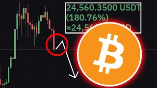 BITCOIN HAS TOPPED OUT ADDING A GIGANTIC SHORT [upl. by Salomi]