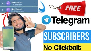 free telegram subscribers 2023  telegram subscriber kaise badhaye free [upl. by Eerihs73]