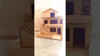 Has made a beautiful cardboard bungalowhome [upl. by Westland887]