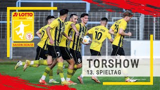 Torshow 13 Spieltag LOTTO Hessenliga 202425 [upl. by Glass]