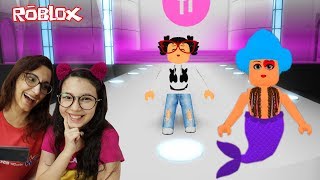 Roblox  MINHA MÃE DESFILANDO NA PASSARELA Fashion Famous  Luluca Games [upl. by Ailefo782]