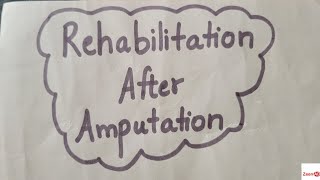 Rehabilitation After AmputationStages Of Rehabilitation After AmputationExercises After Amputation [upl. by Annovahs]