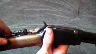 Winchester Model 1906 pumpaction rifle 22 LR made in 1935 [upl. by Tse]