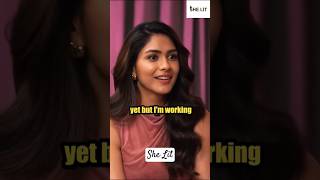 Mrunal thakur about expectation shorts motivation positivity women girl womenempowerment [upl. by Cory]