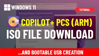 Windows 11 24H2 ISO for ARM devices download Copilot PCs [upl. by Noirrad]