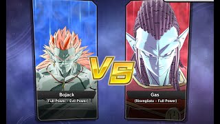 Xenoverse 2  Requested match PC Bojack DBH Evil Full Power vs Gas Risvegliato Full Power [upl. by Aicak]