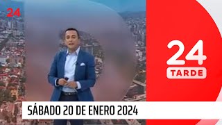 24 Tarde  Sábado 20 de enero 2024  24 Horas TVN Chile [upl. by Desdee]