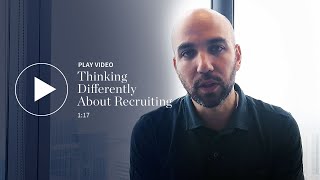 Thinking Differently About Recruiting [upl. by Bucella]