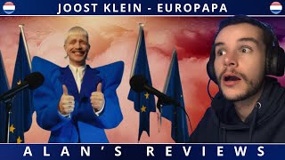 REACTION  JOOST KLEIN  EUROPAPA  EUROVISION 2024 NETHERLANDS [upl. by Ahsimak170]