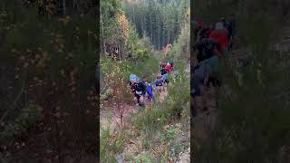 2023 Grand Trail des Lacs et Châteaux GTLC Winter Edition  Steep climb33km [upl. by Ama595]