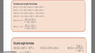 The Unit Circle Part 5 Compound amp Double Angle Formulas [upl. by Madella]