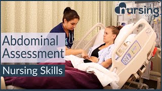 Abdominal Assessment Nursing Skills [upl. by Wardle]