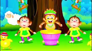 Munki dance video new episode 1 cartoon kids 😘 [upl. by Schwing]