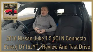 2016 Nissan Juke 1 5 dCi N Connecta Euro 6 DY16JYT  Review And Test Drive [upl. by Dnanidref]